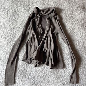 Converse brown open cardigan s